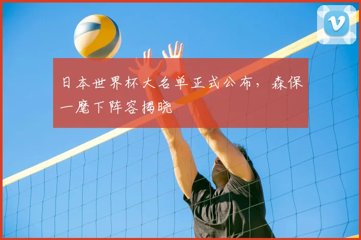 日本世界杯大名单正式公布,森保一麾下阵容揭晓